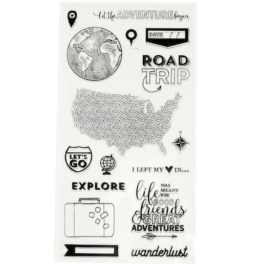 Road Trip Clear Stamp Set by Recollections&#x2122;